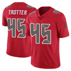 TB.Buccaneers #45 Josiah Trotte Player Red Limited Color Rush Home Game Ddoa Stitched Jerseys