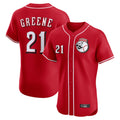 C.Reds #21 Hunter Greene Player Red Limited Elite Home Game Ddoa Stitched Jerseys