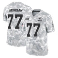 GB.Packers #77 Jordan Morgan Player Arctic Camo Salute To Service Limited Ddoa Stitched Jerseys