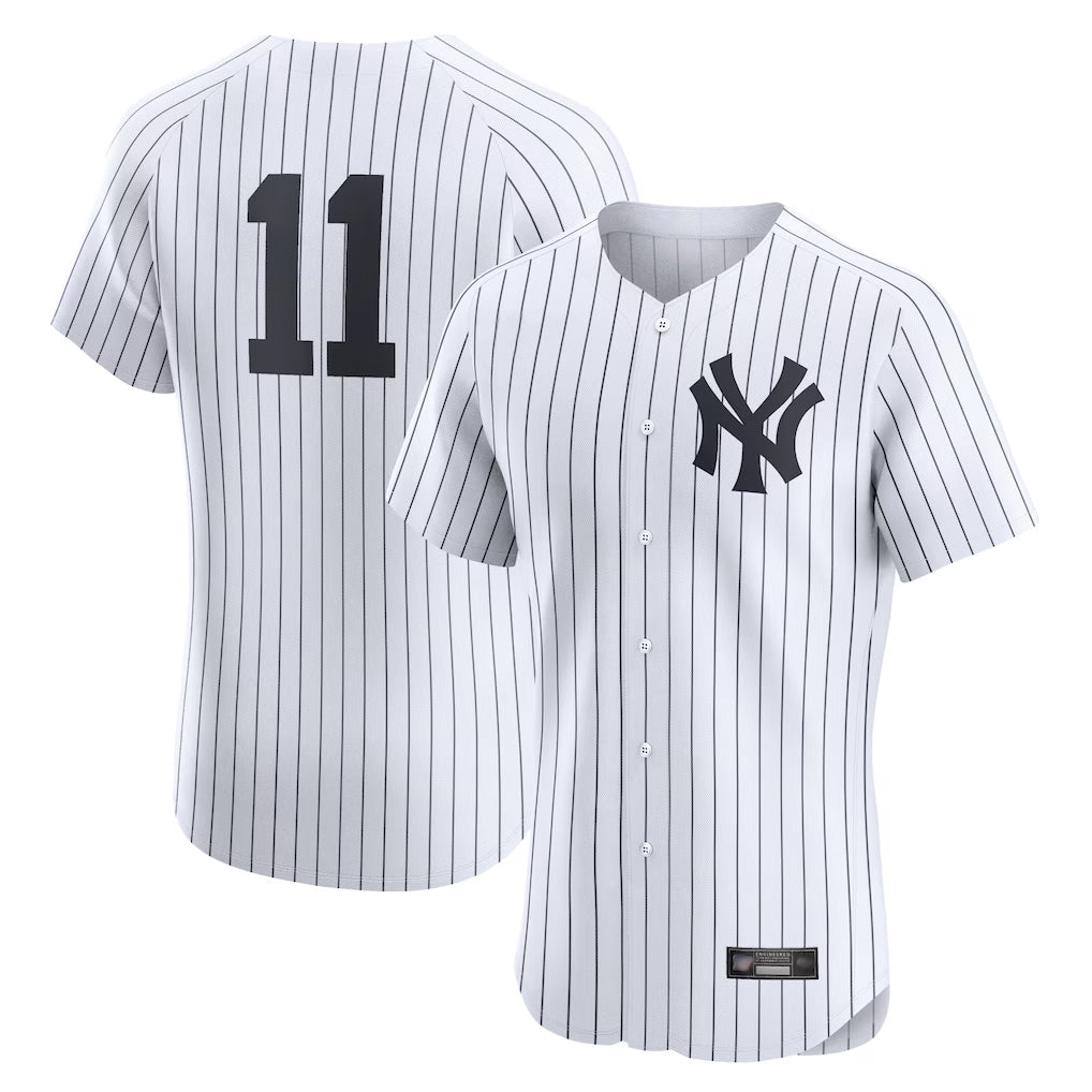 NY.Yankees #11 Anthony Volpe Player White Limited Elite Home Ddoa Stitched Jerseys