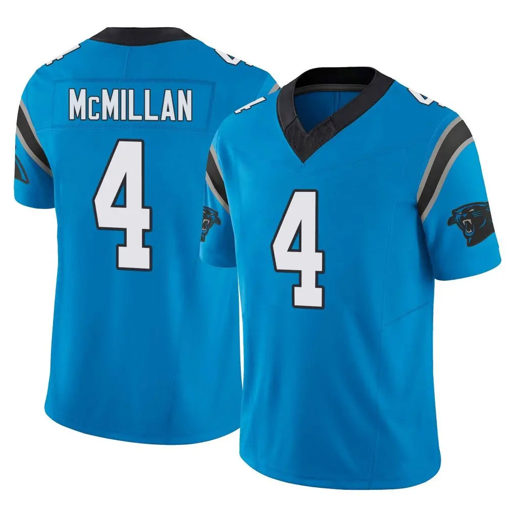 C.Panthers #4 Tetairoa McMillan Player Blue Vapor F.U.S.E. Limited Home Game Ddoa Stitched Jerseys