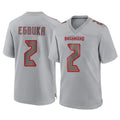 TB.Buccaneers #2 Emeka Egbuka Player Gray Atmosphere Fashion Home Game Ddoa Stitched Jerseys