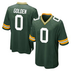 GB.Packers #0 Matthew Golden Player Green Home Game Ddoa Stitched Jerseys
