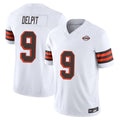 C.Browns #9 Grant Delpit Player White Limited Vapor F.U.S.E. Alternate Game Ddoa Stitched Jerseys