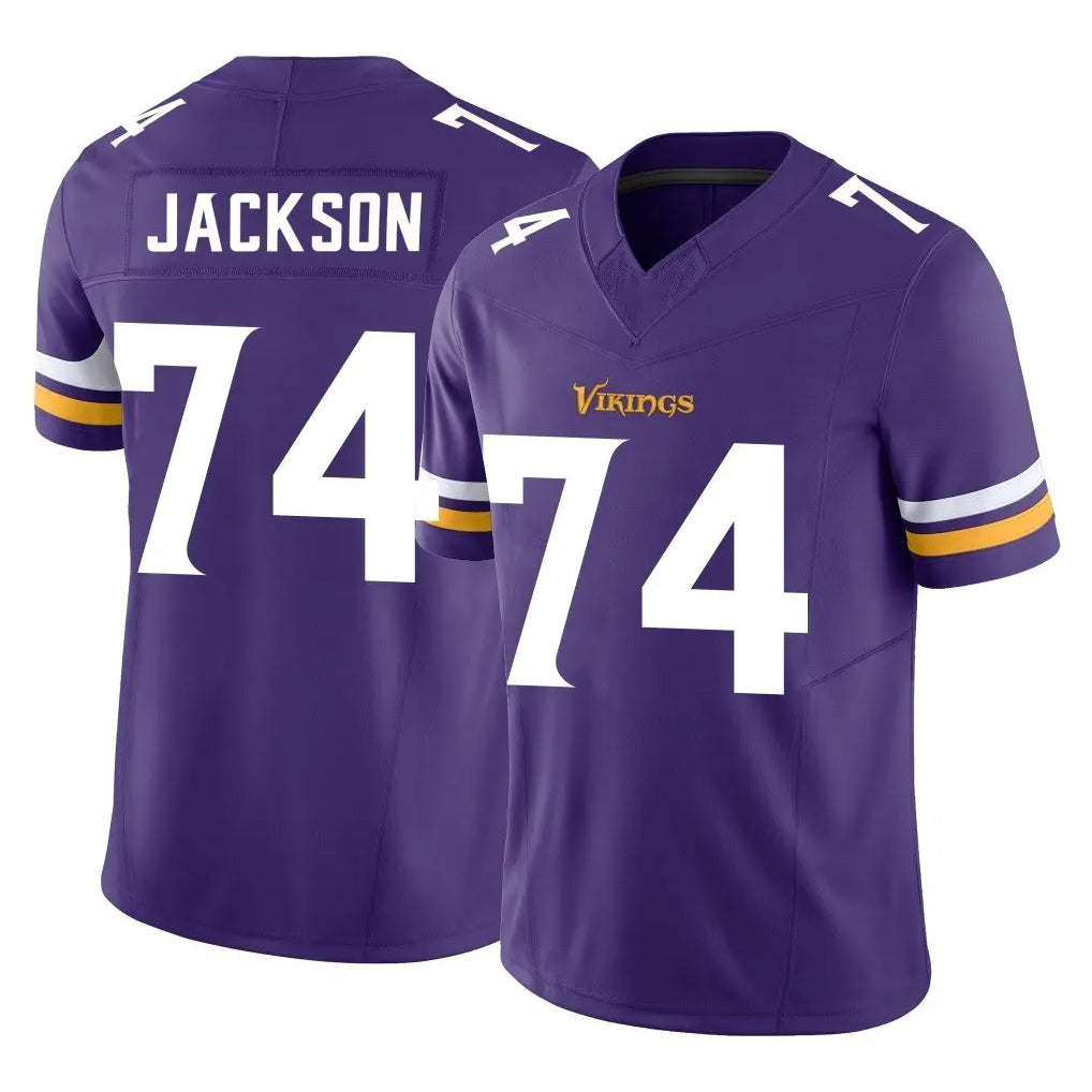 MN.Vikings #74 Donovan Jackson Player Purple Limited Vapor F.U.S.E. Home Game Ddoa Stitched Jerseys