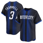 D.Tigers #3 Alan Trammell Player Navy City Connect Home Limited Ddoa Stitched Jerseys