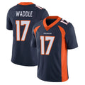 D.Broncos #17 Jaylen Waddle Player Navy Vapor Untouchable Limited Game Ddoa Stitched Jerseys