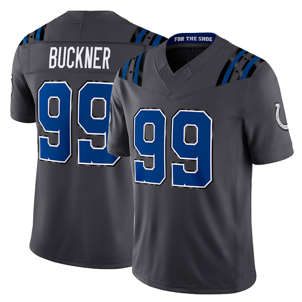 IN.Colts #99 DeForest Buckner Player Anthracite Limited 2026 Rivalries Collection Home Game Ddoa Stitched Jerseys