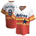 H.Astros #8 Christian Walker Player Rainbow Cooperstown Collection T-shirt Ddoa Stitched Jerseys