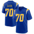 LA.Chargers #70 Rashawn Slater Player Royal Home Game Ddoa Stitched Jerseys