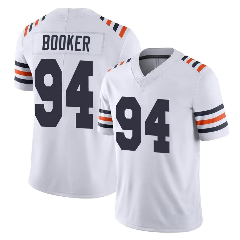 C.Bears #94 Austin Booker Player White Classic Vapor Limited Home Game Ddoa Stitched Jerseys
