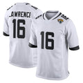 J.Jaguars #16 Trevor Lawrence Player White Home Game Ddoa Stitched Jerseys