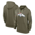 D.Broncos ## Broncos Blank Player Olive Salute to Service Pullover Hoodies Limited Ddoa Stitched Jerseys