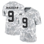 KC.Chiefs #9 Kenneth Walker III Player Arctic Camo Salute To Service Limited Game Ddoa Stitched Jerseys