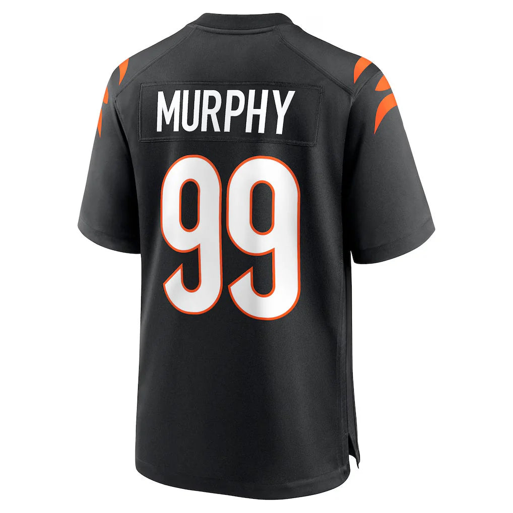 C.Bengals #99 Myles Murphy Player Black Home Game Ddoa Stitched Jerseys
