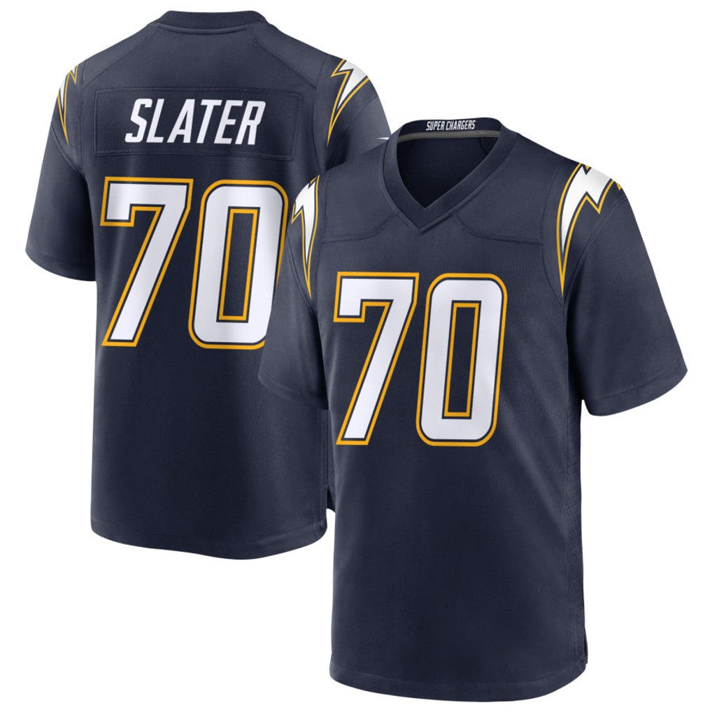 LA.Chargers #70 Rashawn Slater Player Navy Alternate Home Game Ddoa Stitched Jerseys