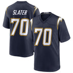LA.Chargers #70 Rashawn Slater Player Navy Alternate Home Game Ddoa Stitched Jerseys