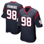 H.Texans #98 Sheldon Rankins Player Navy Home Game Ddoa Stitched Jerseys