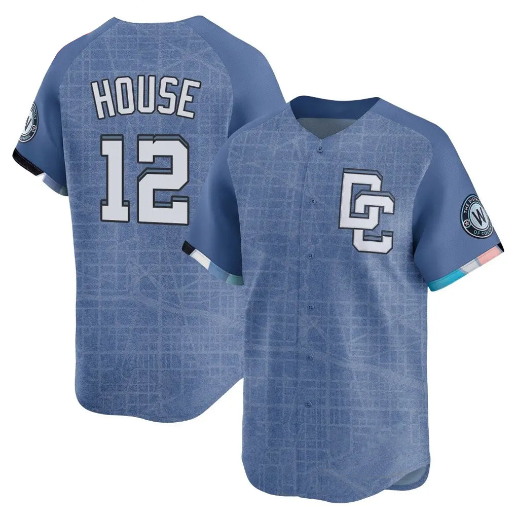 W.Nationals #12 Brady House Player Blue Limited City Connect Ddoa Stitched Jerseys