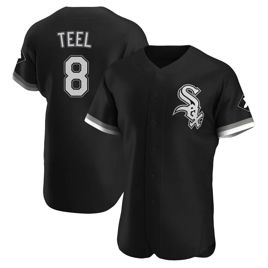 C.White Sox #8 Kyle Teel Player Black Limited Elite Home Ddoa Stitched Jerseys