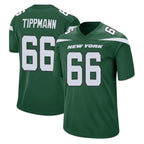 NY.Jets #66 Joe Tippmann Player Green Home Game Ddoa Stitched Jerseys