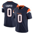 D.Broncos #0 Jonathon Cooper Player Navy Limited Vapor F.U.S.E. Home Game Ddoa Stitched Jerseys