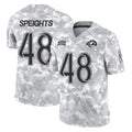 LA.Rams #48 Omar Speights Player Arctic Camo Salute To Service Limited Game Ddoa Stitched Jerseys