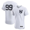 NY.Yankees #99 Aaron Judge Player White Limited Elite Home Ddoa Stitched Jerseys