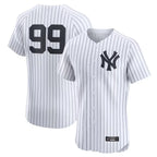 NY.Yankees #99 Aaron Judge Player White Limited Elite Home Ddoa Stitched Jerseys