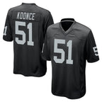 LV.Raiders #51 Malcolm Koonce Player Black Home Game Ddoa Stitched Jerseys