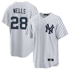NY.Yankees #28 Austin Wells Player White Game Home Ddoa Stitched Jerseys