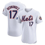 NY.Mets #17 Keith Hernandez Player White Home Limited Elite Ddoa Stitched Jerseys