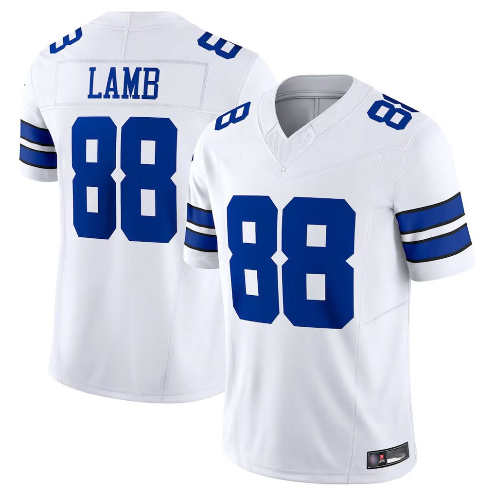 D.Cowboys #88 CeeDee Lamb Player White Limited Vapor F.U.S.E. Home Game Ddoa Stitched Jerseys