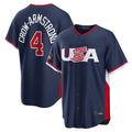 C.Cubs #4 Pete Crow-Armstrong Player Navy USA 2026 World Classic Home Limited Ddoa Stitched Jerseys