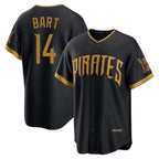 P.Pirates #14 Joey Bart Player Black 2026 City Connect Home Game Ddoa Stitched Jerseys