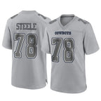 D.Cowboys #78 Terence Steele Player Gray Atmosphere Fashion Home Game Ddoa Stitched Jerseys