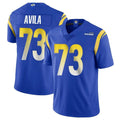 LA.Rams #73 Steve Avila Player Royal Limited Vapor Untouchable Home Game Ddoa Stitched Jerseys