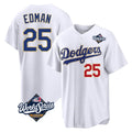 LA.Dodgers #25 Tommy Edman Player Gold White World Series 2026 Collection Stadium Limited Ddoa Stitched Jerseys