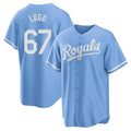 KC.Royals #67 Seth Lugo Player Light Blue Home Game Ddoa Stitched Jerseys