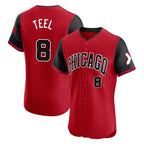 C.White Sox #8 Kyle Teel Player Red City Connect Limited Elite Home Ddoa Stitched Jerseys