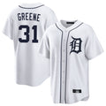 D.Tigers #31 Riley Greene Player White Home Game Ddoa Stitched Jerseys
