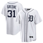 D.Tigers #31 Riley Greene Player White Home Game Ddoa Stitched Jerseys
