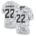 S.Seahawks #22 Rashid Shaheed Player Arctic Camo Limited Salute To Service Home Game Ddoa Stitched Jerseys