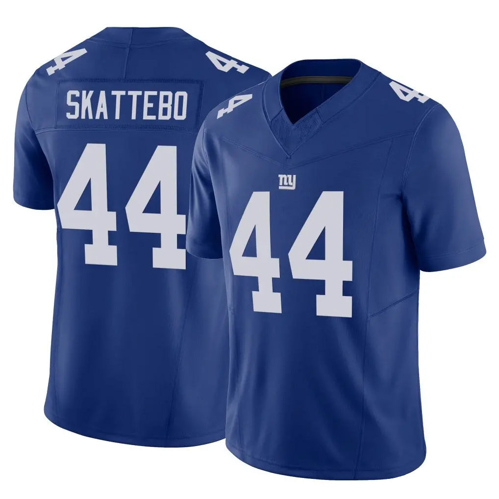 NY.Giants #44 Cam Skattebo Player Royal Limited Vapor F.U.S.E. Home Game Ddoa Stitched Jerseys