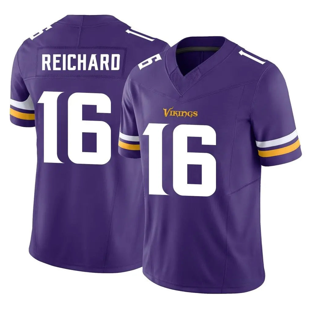 M.Vikings #16 Will Reichard Player Purple Limited Vapor F.U.S.E. Home Game Ddoa Stitched Jerseys
