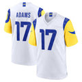 LA.Rams #17 Davante Adams Player White Limited Home Game Ddoa Stitched Jerseys