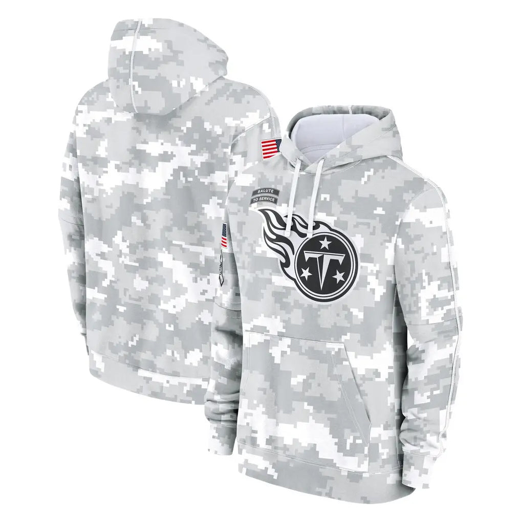 T.Titans ## Titans Blank Player Camo Arctic Salute to Service Pullover Hoodies Home Game Ddoa Stitched Jerseys