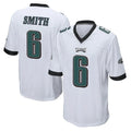 P.Eagles #6 DeVonta Smith Player White Home Game Ddoa Stitched Jerseys