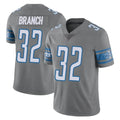 D.Lions #32 Brian Branch Player Gray Vapor Untouchable Limited Home Game Ddoa Stitched Jerseys