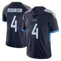 T.Titans #4 Wan'Dale Robinson Player Navy Limited Vapor Untouchable Home Game Ddoa Stitched Jerseys